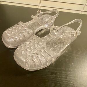 Women’s Clear Sparkle Jelly Sandals